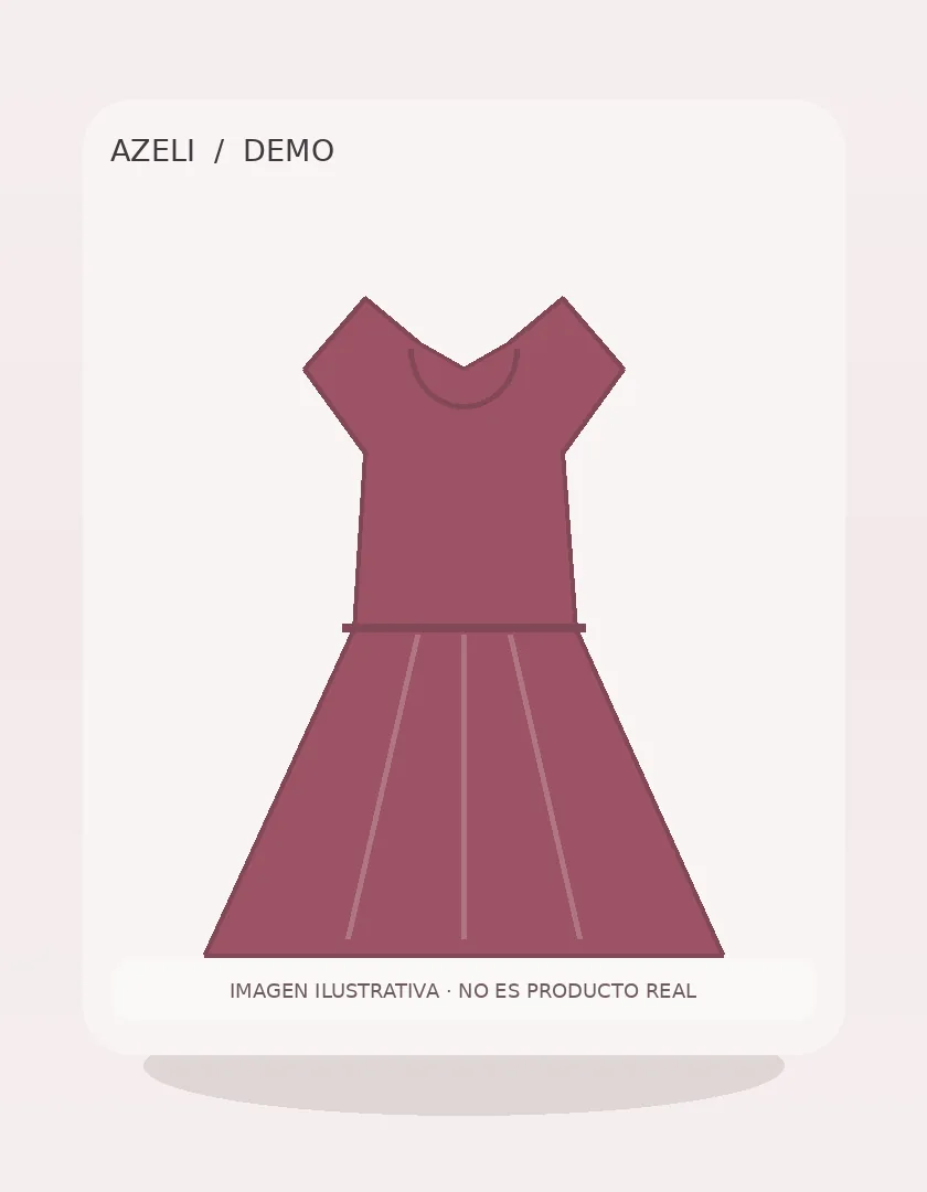 [DEMO] Vestido midi satinado