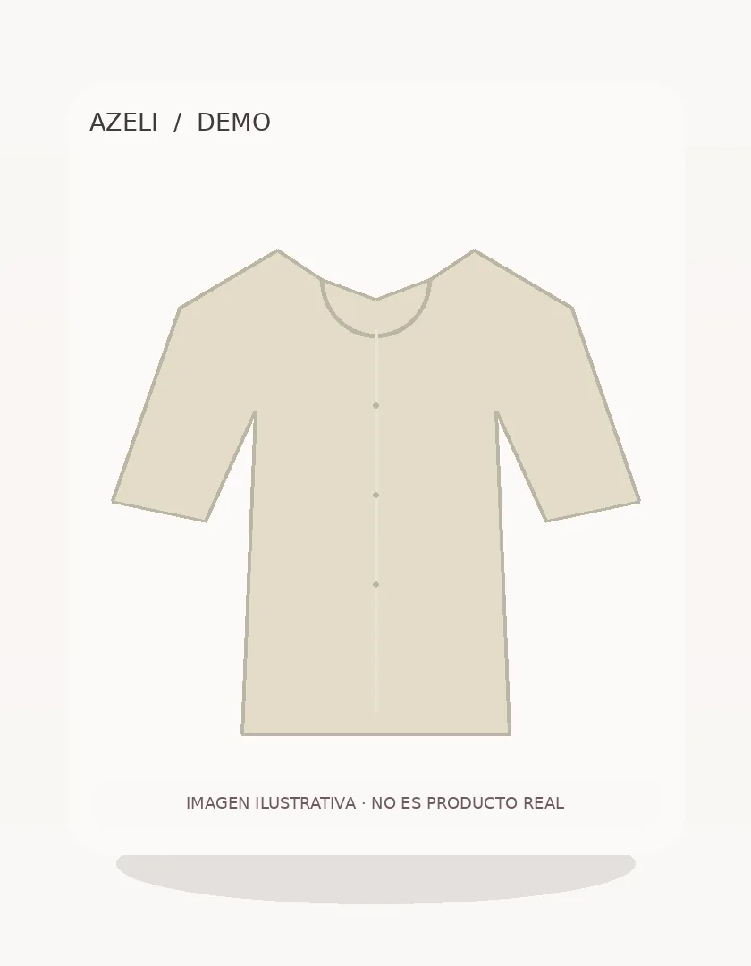 [DEMO] Blusa romántica marfil