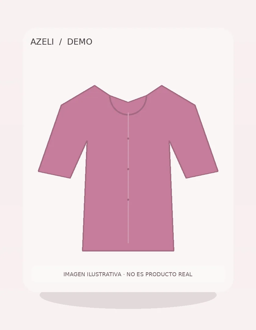 [DEMO] Blusa rosa de manga globo