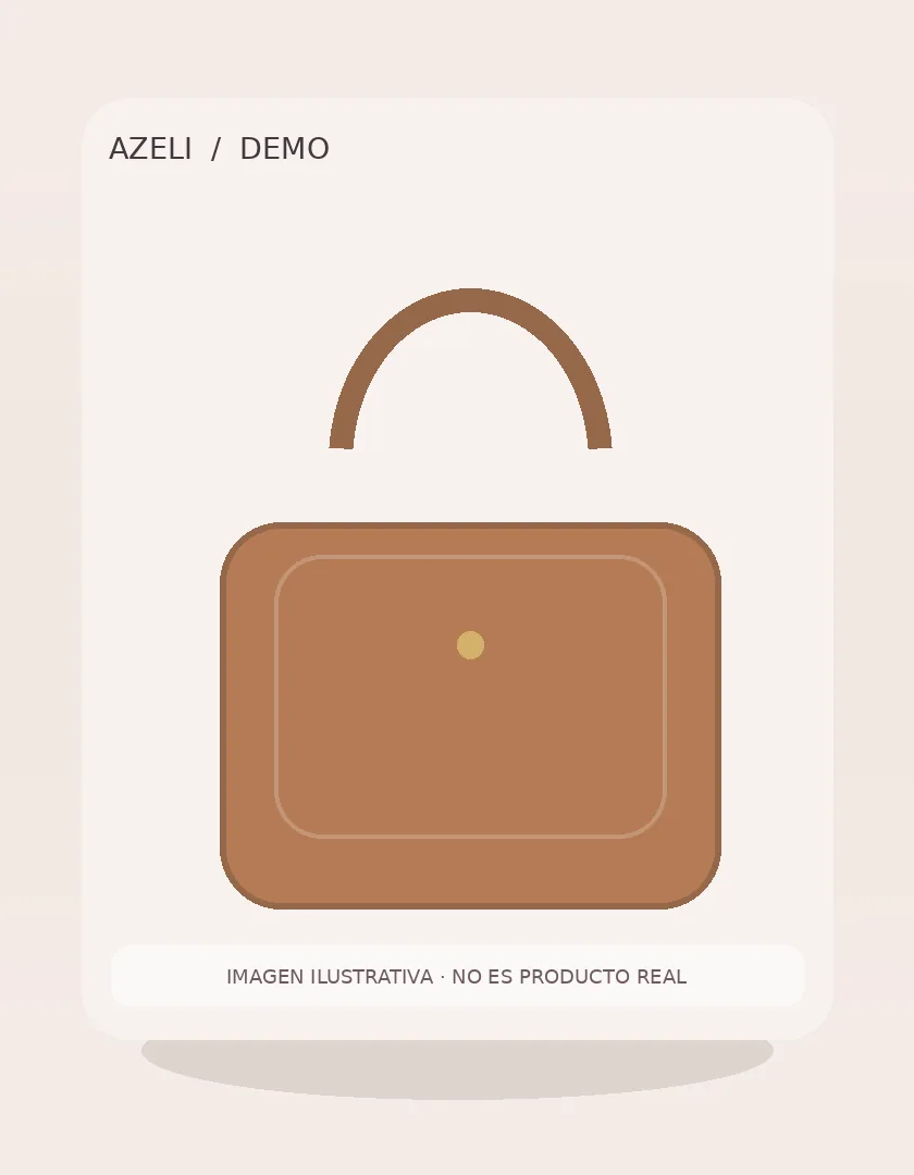 [DEMO] Bolso de hombro camel — vista adicional ilustrativa