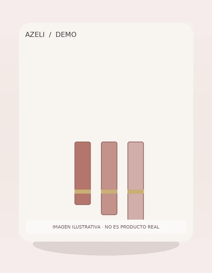 [DEMO] Kit labiales tonos nude — vista adicional ilustrativa