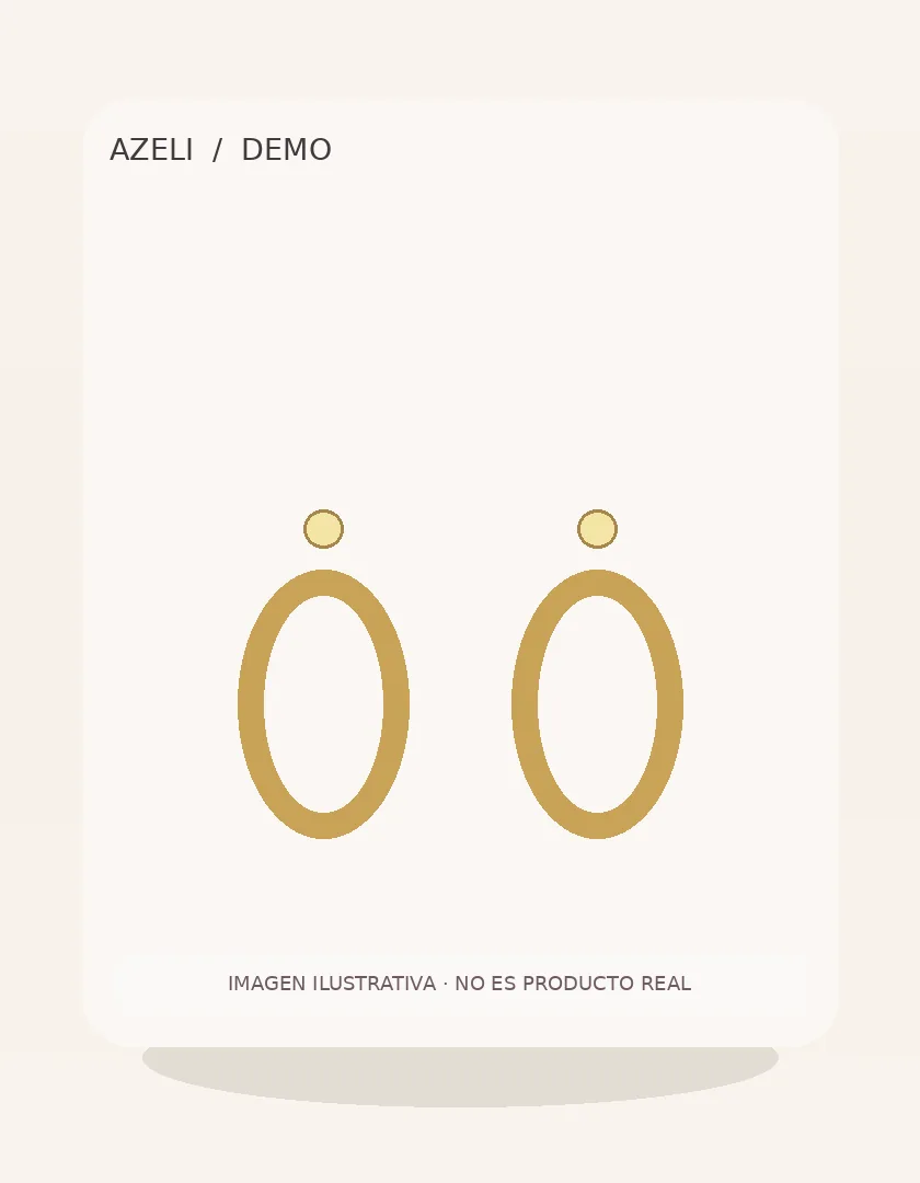 [DEMO] Aretes dorados minimalistas
